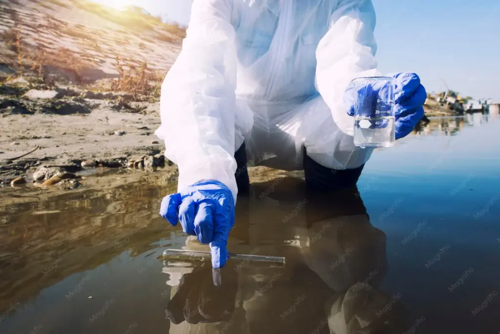 estudiantes revisando la innovacion de procesos de lavado de aguas grises