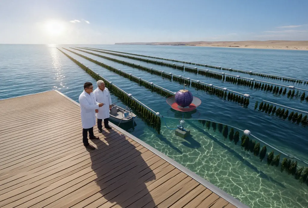 Cultivo de algas marinas: sistema de encordado de Universidad Científica para mejorar la producción en Pisco